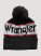 Wrangler Logo Pom Beanie in Black