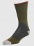 Men's Wrangler Mid-Weight Crew Work Socks (3-Pack) in Army Green