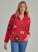 Women's Wrangler Retro Quarter-Zip Sherpa Pullover in Tango Red