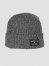 Wrangler Logo Beanie in Heather Grey