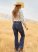 Women's Wrangler Ultimate Riding Jean Willow Mid-Rise Trouser in Claire