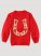 Girl's Horseshoe Cacti Sweater in Red