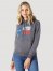 Women's Wrangler George Strait Pullover Hoodie in Charcoal Heather