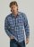 Men's Epic Soft Plaid Long Sleeve Shirt in Tradewinds
