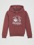 Boy's Wrangler Long Live Cowboys Pullover Hoodie in Burgundy Heather