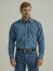 Wrangler George Strait Troubadour Long Sleeve Western Snap Shirt in Turquoise Paisley