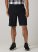 Men's Performance Elastic Waist Short in Jet Black