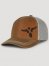 Wrangler 20X Suede Baseball Hat in Tan