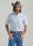 Men's George Strait Short Sleeve Button Down One Pocket Print Shirt in Baby Blue