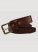 Men's Wrangler Burnished Leather Belt in Brown
