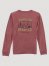 Boy's Wrangler Long Sleeve Coyote Back Graphic T-Shirt in Burgundy Heather