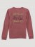 Boy's Wrangler Long Sleeve Coyote Back Graphic T-Shirt in Burgundy Heather