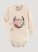 Baby Girl's Horseshoe Graphic Bodysuit in Oatmeal Heather