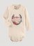 Baby Girl's Horseshoe Graphic Bodysuit in Oatmeal Heather