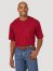 Wrangler RIGGS Workwear Short Sleeve 1 Pocket Performance T-Shirt in Currant Red