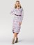 Women's Wrangler Jacquard Western Snap Duster Dress in Pink Multi