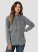 Women's Wrangler Corduroy Fade Western Snap Shirt in Grey