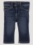 Little Boy's Stitched Pocket Bootcut Jean in Denim