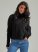 Women's Wrangler Retro Fringe Sleeve Turtleneck Sweater in Black