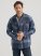 Men's Heavyweight Sherpa Lined Shirt Jacket in China Blue