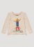 Baby Girl's Long Sleeve Boots to Fill Graphic Tee in Oatmeal Heather