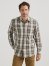 Men's Utility Plaid Outdoor Shirt in Khaki