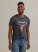 Men's Stars Stripe Graphic T-Shirt in Jet Black