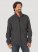 Men's Wrangler Zip Front Multi Pocket Sherpa Jacket in Charcoal