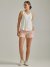ATG By Wrangler Women's Mixed Material Short in Rose