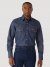 Wrangler FR Flame Resistant Long Sleeve Denim Work Shirt in Denim