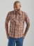 Men's Epic Soft Plaid Short Sleeve Shirt in Mustang