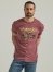 Men's 1947 Wrangler Horses T-Shirt in Burgundy Heather