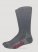 Men's Merino Wool Crew Socks in Heather Grey