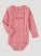 Baby Girl's Chunky Knit Logo Bodysuit in Pink