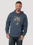 Men's George Strait Graphic Hoodie Sweatshirt in Midnight Navy Heather