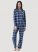 Women's Merry Plaid Sleep Set in Blue