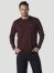 Wrangler RIGGS Workwear Long Sleeve Pocket T-Shirt in Burgundy