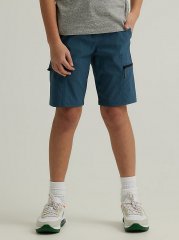 Boy's Tech Short in Orion Blue