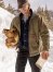 RIGGS Tough Layers Sherpa Lined Canvas Jacket in Loden