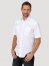 Men's Wrangler Short Sleeve Solid Western Snap Sport Shirt in White