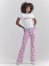 Wrangler x Barbie Retro High Rise Trouser Jean in Pinnacle Pink