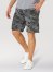 Men's Wrangler Authentics Stretch Cargo Short in Anthracite Camo