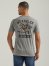 Men's Wrangler Bucking Cowboy Back Graphic T-Shirt in Graphite Heather