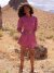 Wrangler x Barbie Western Shirt Dress in Dreamy Pink