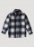 Boy's Wrangler Quilt Lined Flannel Shirt Jacket in Tannin