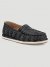 Women's Low Top Textured Slip On Shoe In Black/White Women's Low Top Textured Slip On Shoe In Black/White