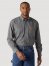 Wrangler RIGGS Workwear FR Flame Resistant Twill Solid Work Shirt in Grey