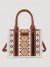 Southwestern Print Cross Body Canvas Mini Tote in Coffee Southwestern Print Cross Body Canvas Mini Tote in Coffee