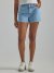 Women's Stripe High Rise Vintage Short in Stone Stripe