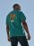 Men's Relaxed Fit Tiger T-Shirt in Green Blue Slate
